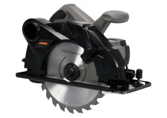 STHOR Пила дискова мережева : P= 1400 Вт, Ø= 185/20 мм, глибина різу- 65 мм, 4800 об/хв  | 79257