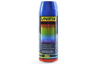 Эмаль универсальная акриловая RAL5002 синий ультрамарин глянец 400мл UNIFIX