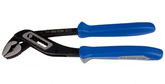 KING TONY Захват трубный (клещи раздвижные) 10" тонкие губки | 6516-10