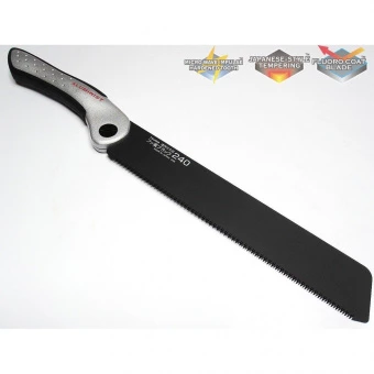 TAJIMA Japan Pull G-Saw Ручная пила, тонкий рез, Fluoro-Coat Aluminist GKAL-SS240Z9FB