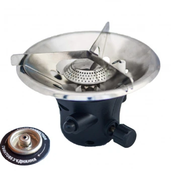 VIROK Пальник газовий туристичний PIEZO з різьбовим (7/16) з'єднанням.  | 44V173-1