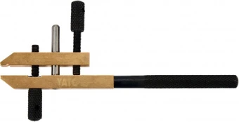 YATO Лещата ручні латунно-сталеві YATO: губки- 10 мм, розвід губок- 13 мм  | YT-65085