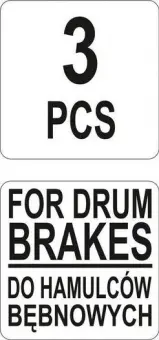 YATO Набір інструментів для гальм YATO : 3 шт.  | YT-0684