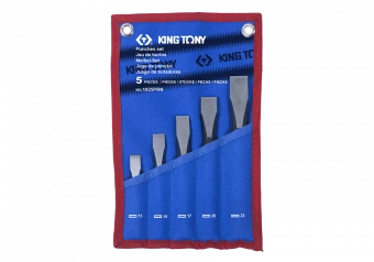 KING TONY Зубила в наборе 5ед в чехле | 1025PRN