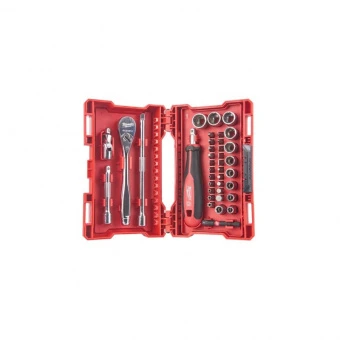 MILWAUKEE Набір біт та головок 1/4"з храповиком, (38шт) | 4932479096