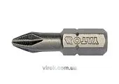 YATO Насадка викруткова YATO : "Philips" PН2 x 25 мм. HEX 1/4". 10 (Уп/Шт.)  | YT-04752