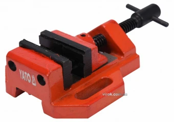YATO Лещата для верстатів YATO; корпус- 110 мм, губки- 50 мм, розвід губ- 30 мм  | YT-65071