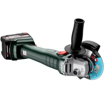 Акумуляторна кутова шліфмашина Metabo W 18 L 9-125 Quick (18 В, 2х5.2 А*год, 125 мм) (602249650)
