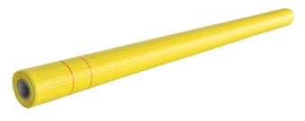 Плівка гідроізоляційна підпокрівельна з мікроперфорацією армована сіткою (жовта), 1500мм, рулон 75