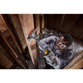 DeWALT Молоток демонтажний "DEMO-CLAW", суцільнометалевий, 624 г, з прямим цвяходером, 430 мм.