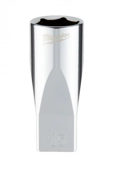 MILWAUKEE Головка хромована метрична подовжена 1/4'', 15мм | 4932478335