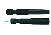 KING TONY Вставка (бита) торцевая 1/4", TORX, Т15, L = 150 мм, для шуруповерта | 711515T