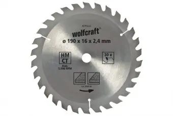 Wolfcraft полотно дисковой пилы Ø 180 x 20 x 2,4 // 6734000
