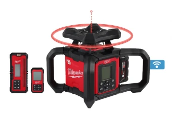 Нівелір ротаційний лазерний акум., M18 RLOHV1200-501C (+лаз.прийм., зар.пр.,2ак.Х5Аг, кейс)