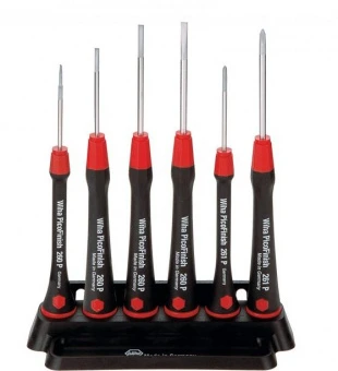 Wiha W00503 Набор отверток PicoFinish шлиц 6 предметов (SL 1,5 x40 2,0 x40 2,5 x50 3,0 x50, PH 00x40