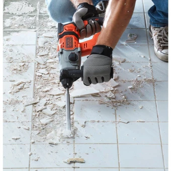 Перфоратор акумуляторний BLACK+DECKER, SDS-Plus, 18 В, 1.2 Дж, 3 режими