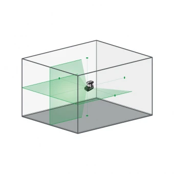 My Tools 145-2-5G Рівень лазерний TOP-MARK 1H/1V/5D-60, зелений.
