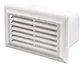 Решітка вентиляційна торцева 93х232 мм, розємна, нахилені жалюзі, фланець 60х204 мм Air | 61-277-1