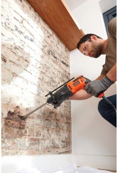 Перфоратор мережевий BLACK+DECKER, SDS-Plus, 650 Вт, 1.6 Дж, 0-5180 уд/хв