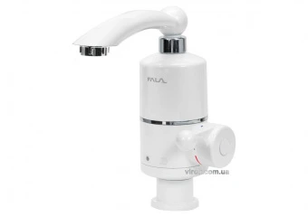 FALA Нагрівач води проточної мереж. до 60°С,3кВт,тиск 0,04-0,6MPa, гусак l=10 см, нижнє під'єднання 