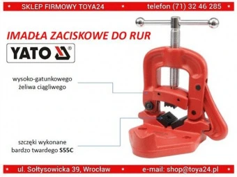YATO Лещата відкидні для труб YATO : Ø - до 90 мм | YT-6512