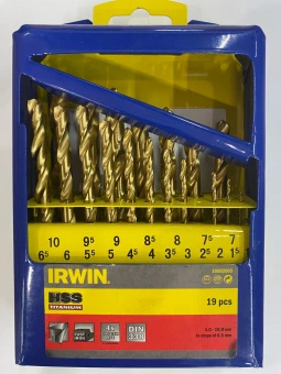 IRWIN Набор свёрл HSS PRO TITANIUM CASSETTE 19 PCS | 10502603