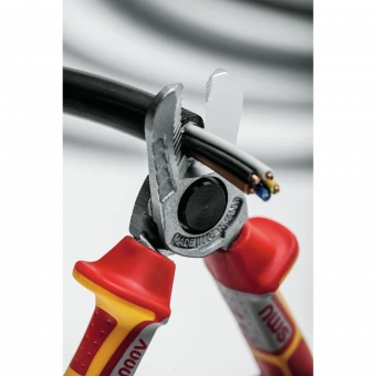 NWS  Бокорізи - ножиці для кабелю Ø≤ 16 мм, L= 160 мм. Al/Cu. ізольовані VDE до 1000V | 043-49-VDE-1