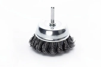 Щётка чаша стальные витки 65мм (дрель) APRO
