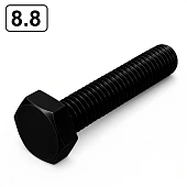 Болт DIN 933 M8x8 8,8