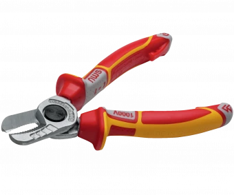 NWS  Бокорізи - ножиці для кабелю Ø≤ 16 мм, L= 160 мм. Al/Cu. ізольовані VDE до 1000V | 043-49-VDE-1