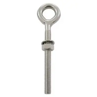 Болт с кольцом нержавеющий длинный + гайка  /// 815020