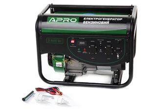 Генератор бензиновый 4-х тактный 2.5/2.8 кВт (ручной запуск) APRO