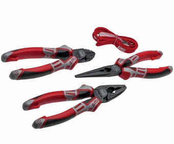 NWS Плоскогубці, бокорізи, щипці NWS; l=320 мм, набір 3 елем. // 775              