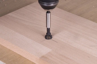 Wolfcraft зенкер для поперечных отверстий Ø 10 // 4371000