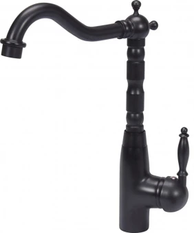 FALA Змішувач води для кухонної раковини "RETRO BLACK 1" з кульовим регулятором  | 75834