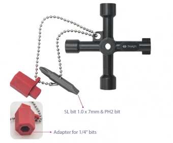 KING TONY Ключ для електрошафа 7HA21 | 7HA21