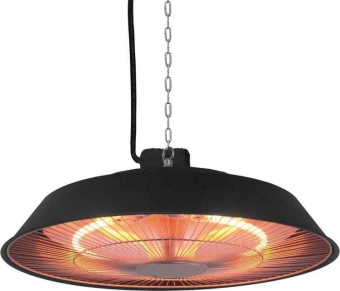 YATO Обігрівач інфрачервоний, підвісн під стелю YATO, ел.-мереж- 230В, 1500 Вт, діапазон- 9-12м²  | 