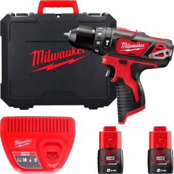 MILWAUKEE Дриль-шурупокрут з ударом акумуляторний , M12 BPD-202C  | 4933441940