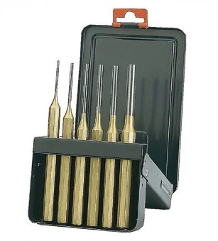 BAHCO 3734S\6 Набор пробойников 2/3/4/5/6/8 мм; длина 150 мм; ударопрочный.