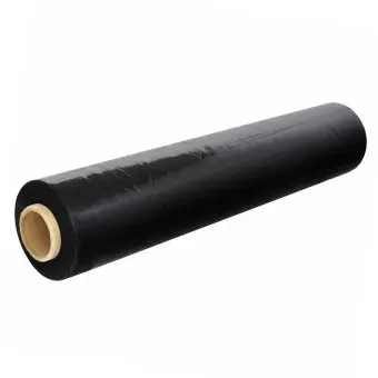 Плівка стрейч 20 мкм, 500мм х 200м, чорна, 1,8 кг Україна | 10-993