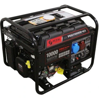 Бензиновий генератор PEZAL PGG11000E-E3 + олива (8.5 кВт, ~3ф, 400 В)