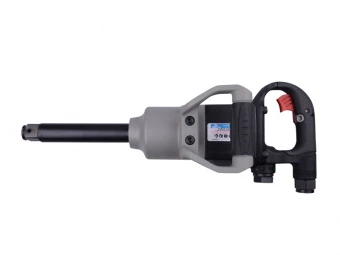 KING TONY Пневматический гайковерт 1" 2712 Нм композитный, удлиненный вал | 33862-200