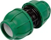 FLO Муфта до водяних пластикових труб 32 мм- 32 мм поліпропіленова, для тиску 1 MPa  | 88899