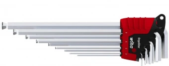 Wiha 37351 Набор 10 шестигранных ключей со сферической головкой MagicRing хром в держателе ErgoStar