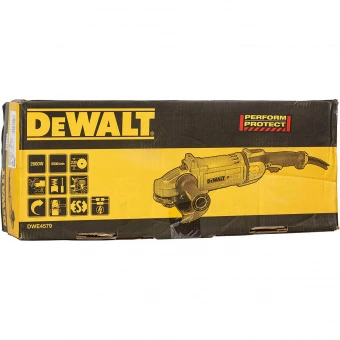 DeWALT DWE4579 Угловая шлифмашина DWE4579, 2600вт, d=230 мм, 6500 об/мин, 5.7 кг.