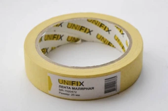 Лента клейкая малярная 25мм*40м MR-7520472 UNIFIX