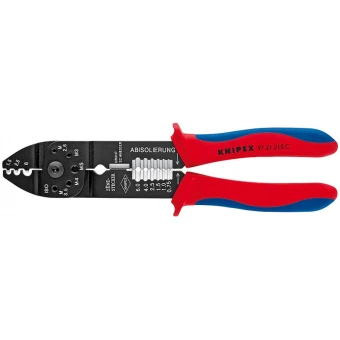 KNIPEX Клещи зажимные для опрессовки 97 21 215 C | 97 21 215 C