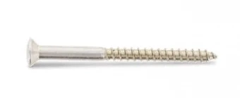 Шуруп по дереву нержавеющий с полупотайной головкой, шлиц PZ, DIN 7995 Z