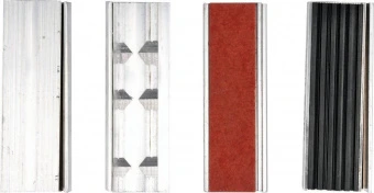 YATO Губки змінні до лещат м'які YATO: b=100мм, з алюмінієвою основою і магнітним кріпленням, 4 пари