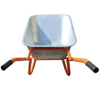 Будівельна тачка з посиленою рамою КВІТКА (90 л, 180 кг) (110-4002)